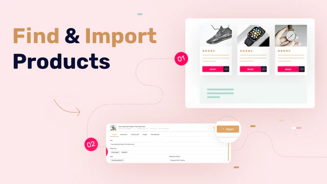 Localização e importação de produtos Dropshipping