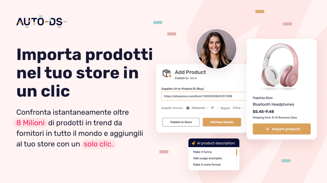 Importa prodotti nel tuo store in un clic - import products