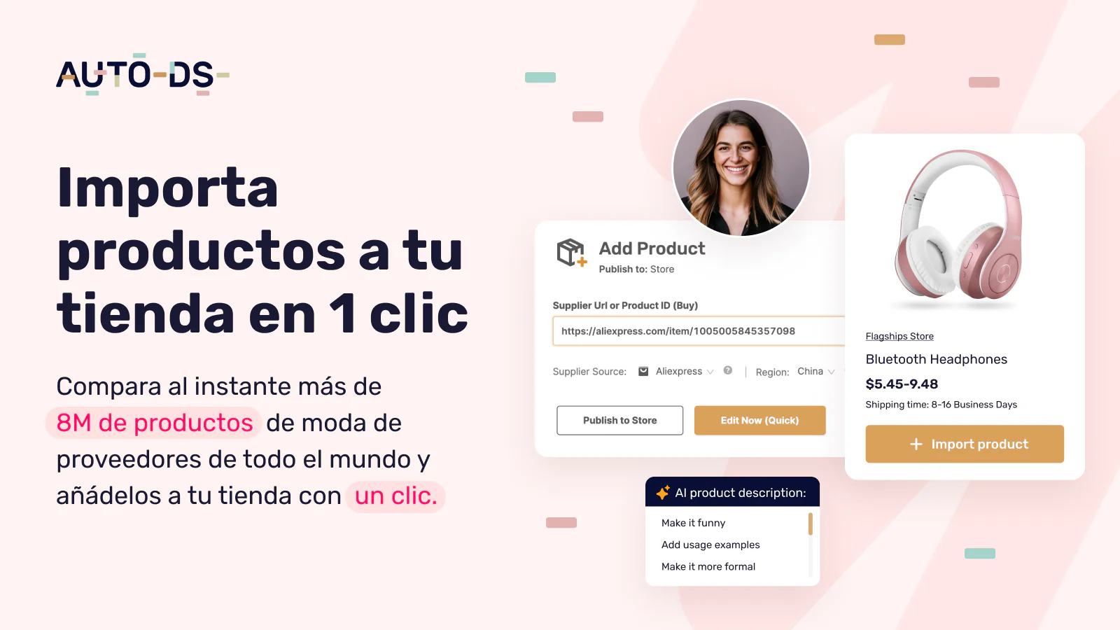 Busca entre más de 500 millones de dropshipping productos