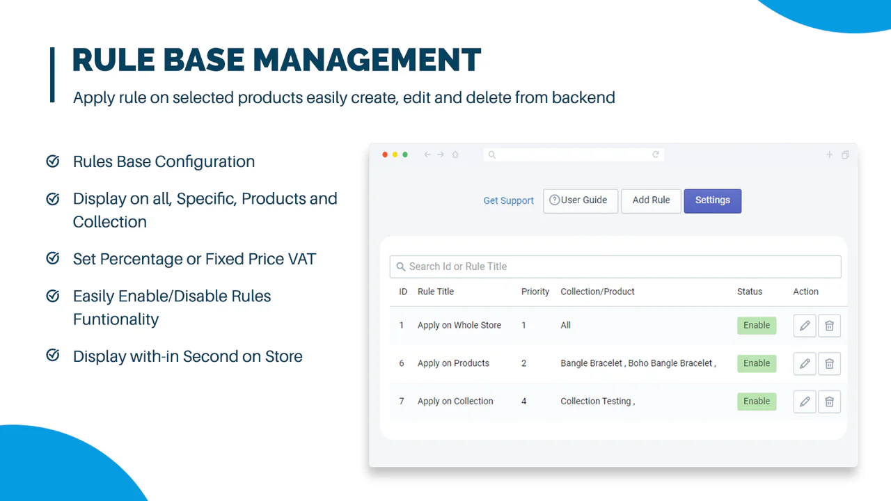 Manage Rules For Dual Price