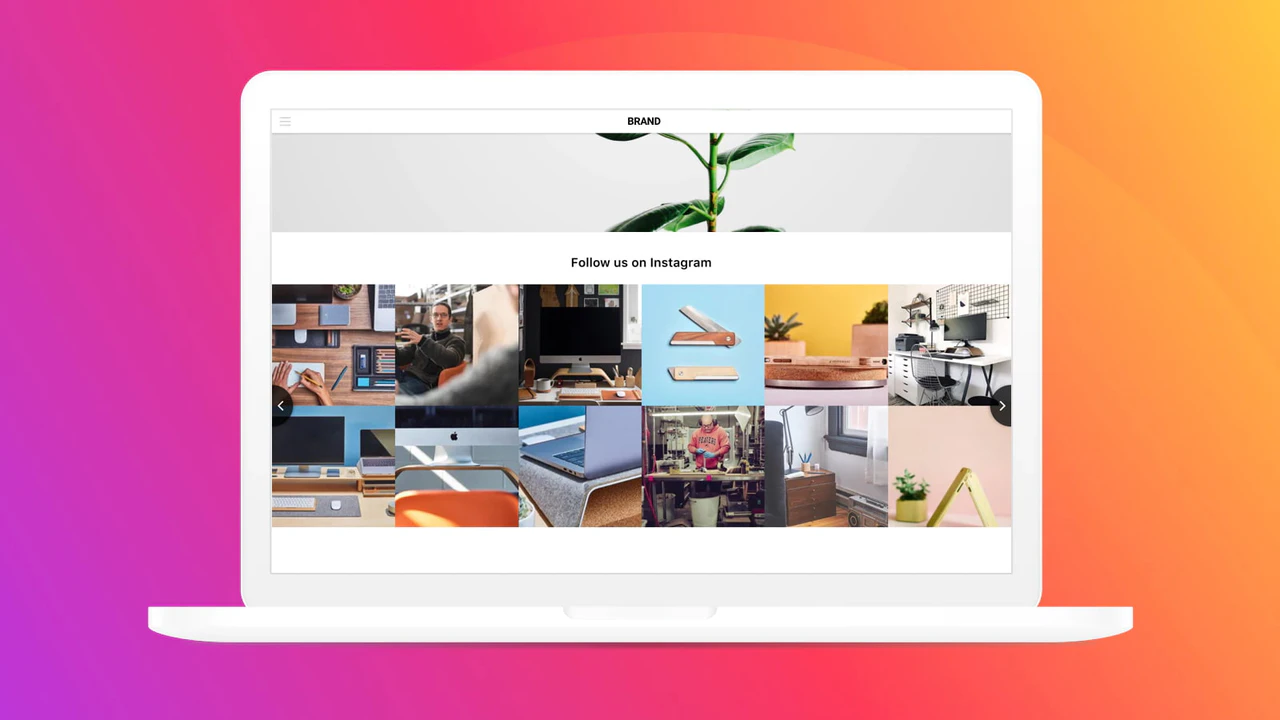 Máxima responsividad del feed de Instagram para adaptarse a cualquier sitio web