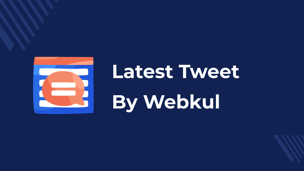 Último tweet de webkul