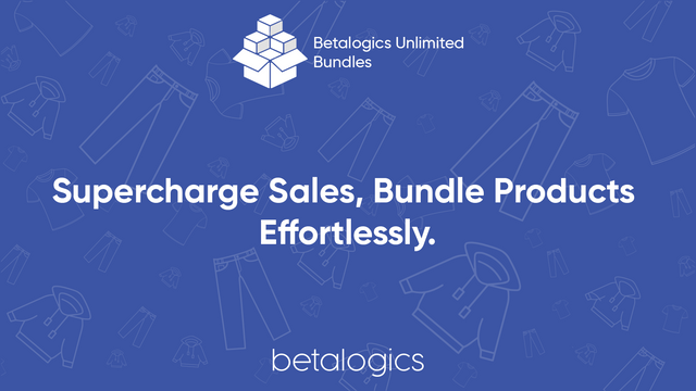 Página de lista de pacotes do Betalogics Bundle Maker