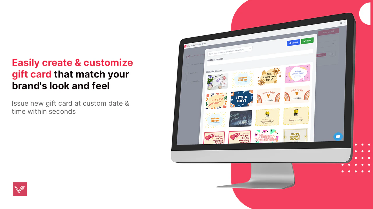 Vify: Professional Gift Cards - Customize a digital gift card, send  directly to the recipients