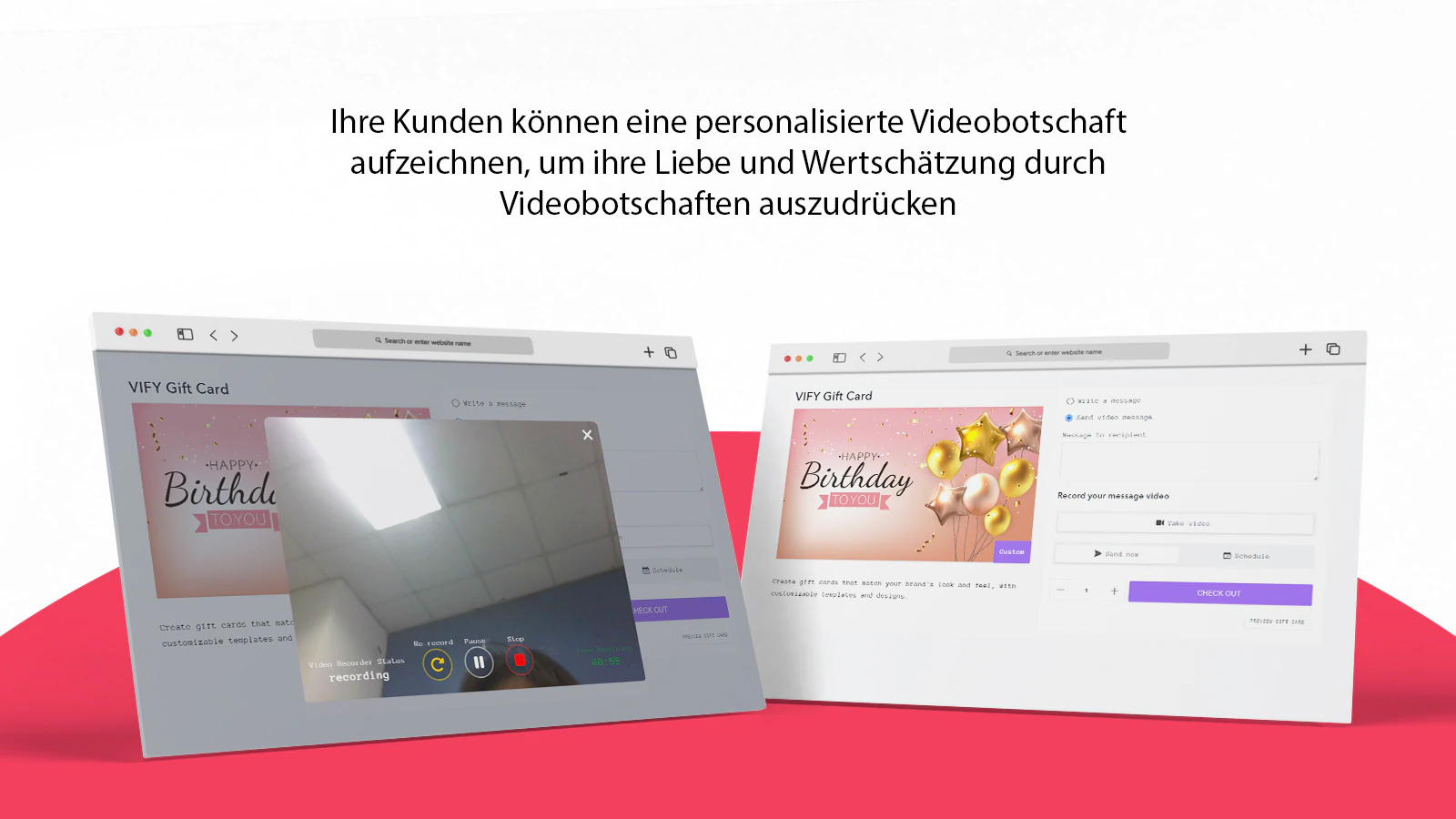 Video-Geschenknachricht