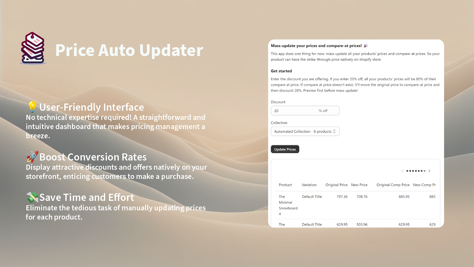 NEWPO Price Auto Updater Screenshot