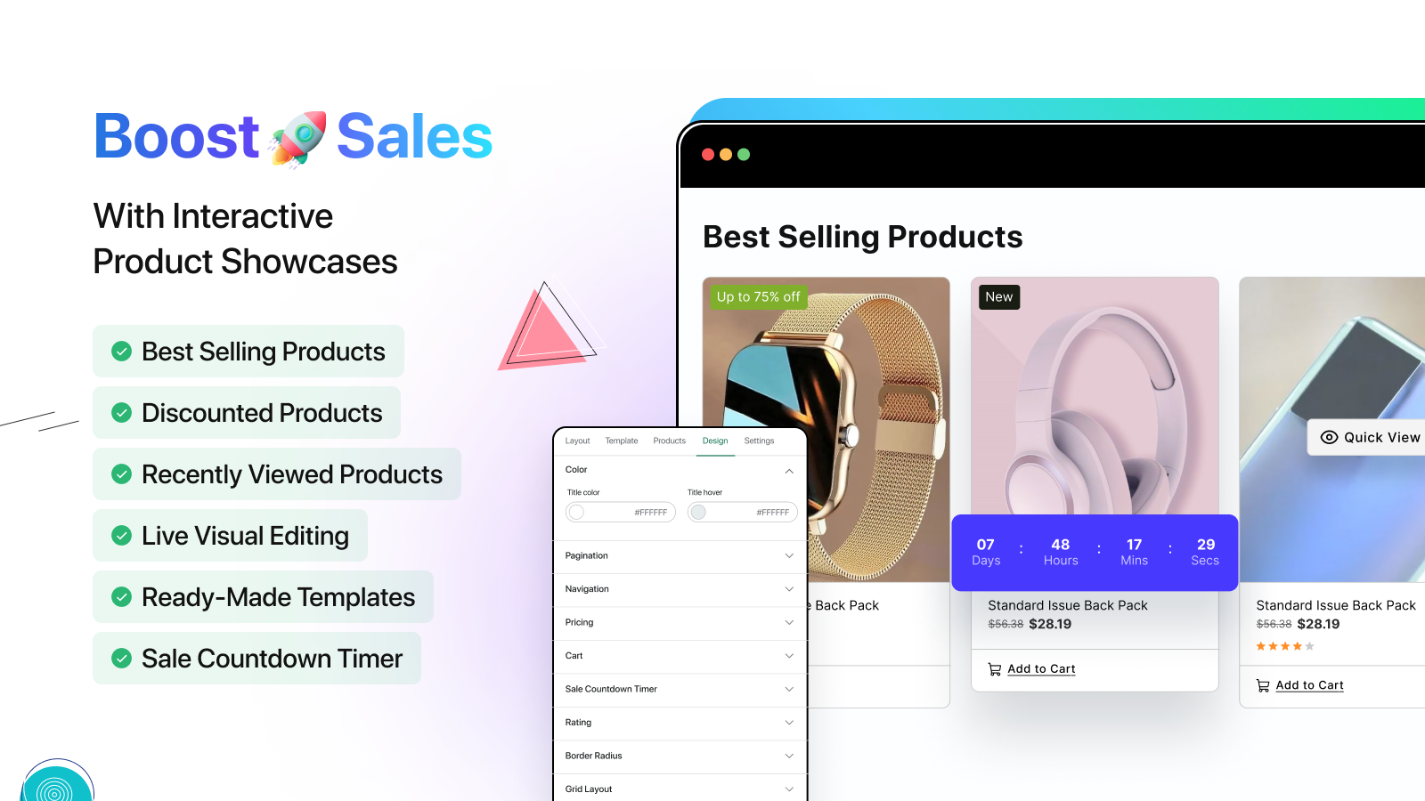 Boost Sales With Product Showcase