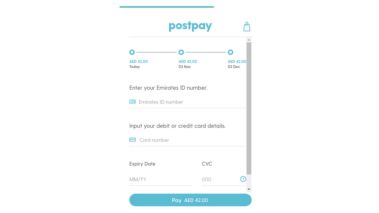 Postpay Stap2