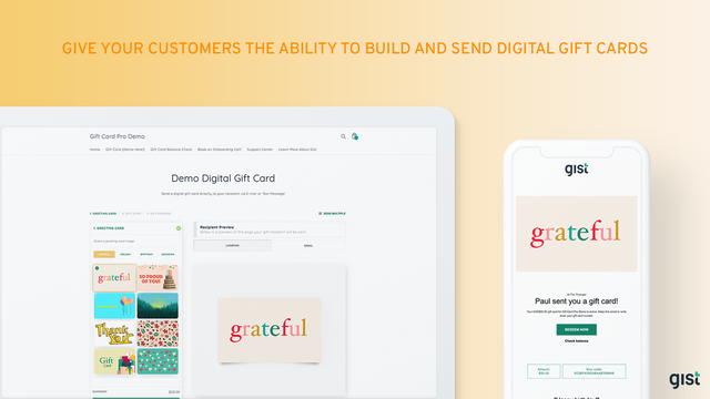Dine kunder vil elske, hvor simpelt det er at sende gavekort!