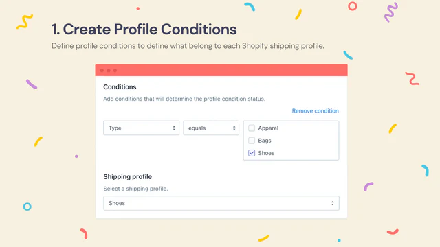 Create Profile Conditions