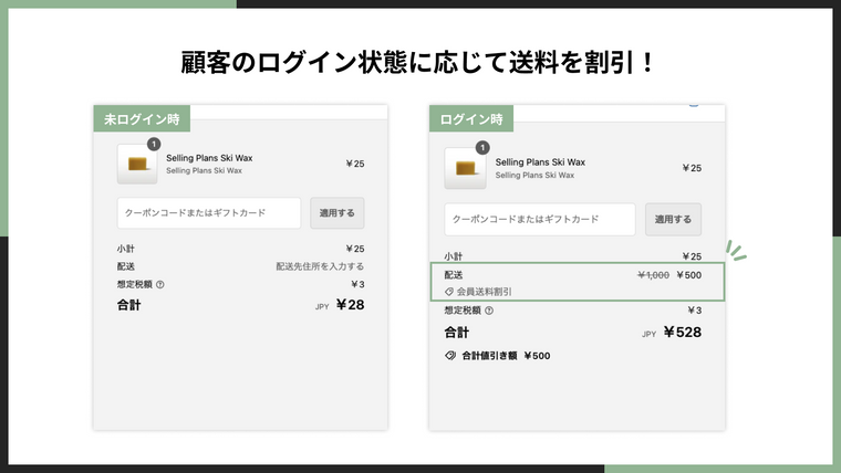 シンプル会員送料割引｜お手軽ログイン送料無料 Screenshot