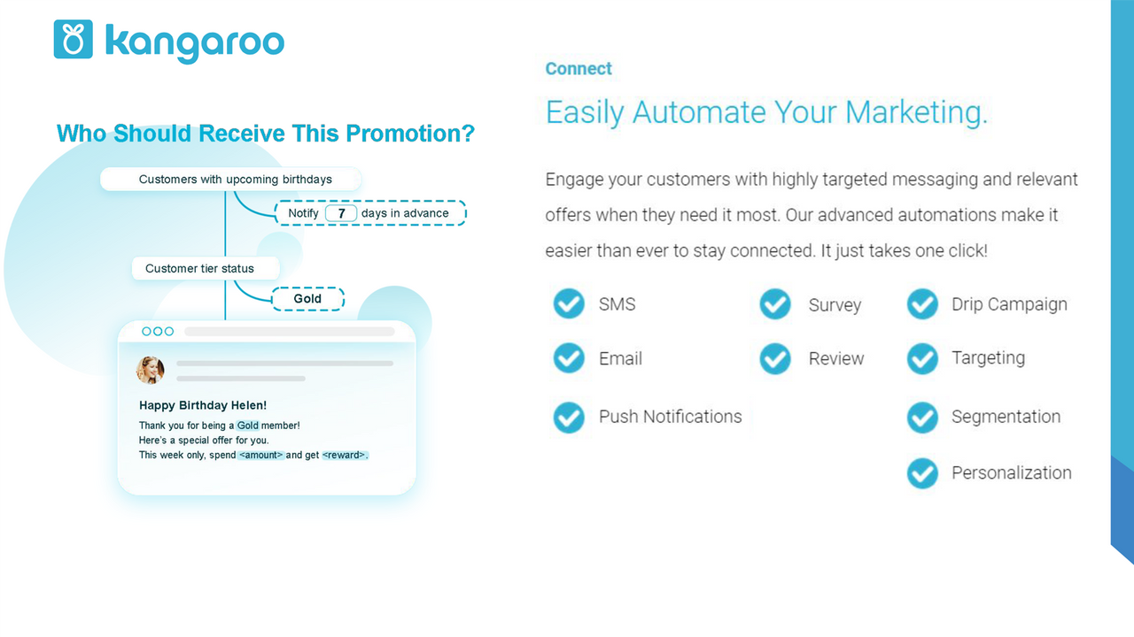 Verbinden Sie sich mit mehr Kunden mit Marketingautomatisierungen.