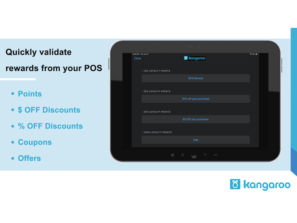 Validate discounts, offers and coupons right from your POS