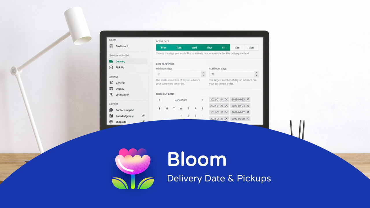 Bloom: Delivery Date & Pickups Screenshot