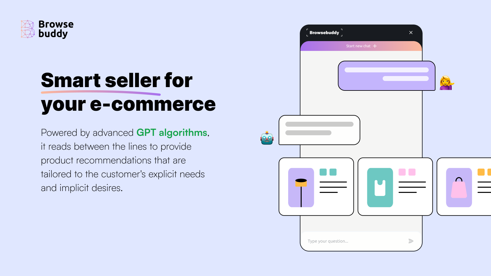 Smart selling AI bot that sells products to your customers