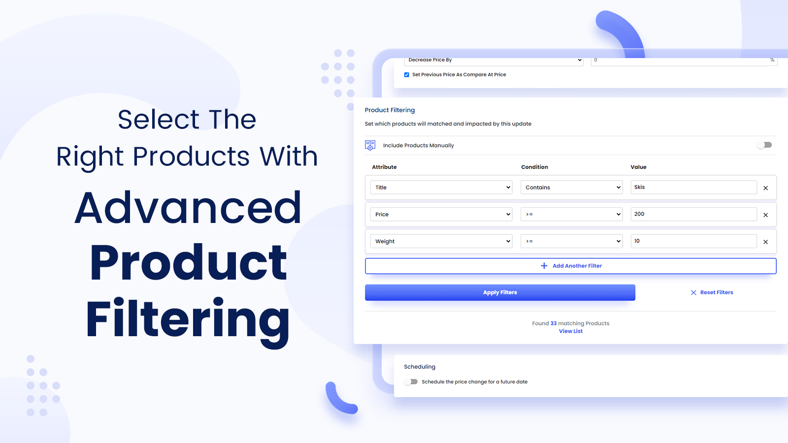 Selecteer De Juiste Producten Met Geavanceerde Productfiltering