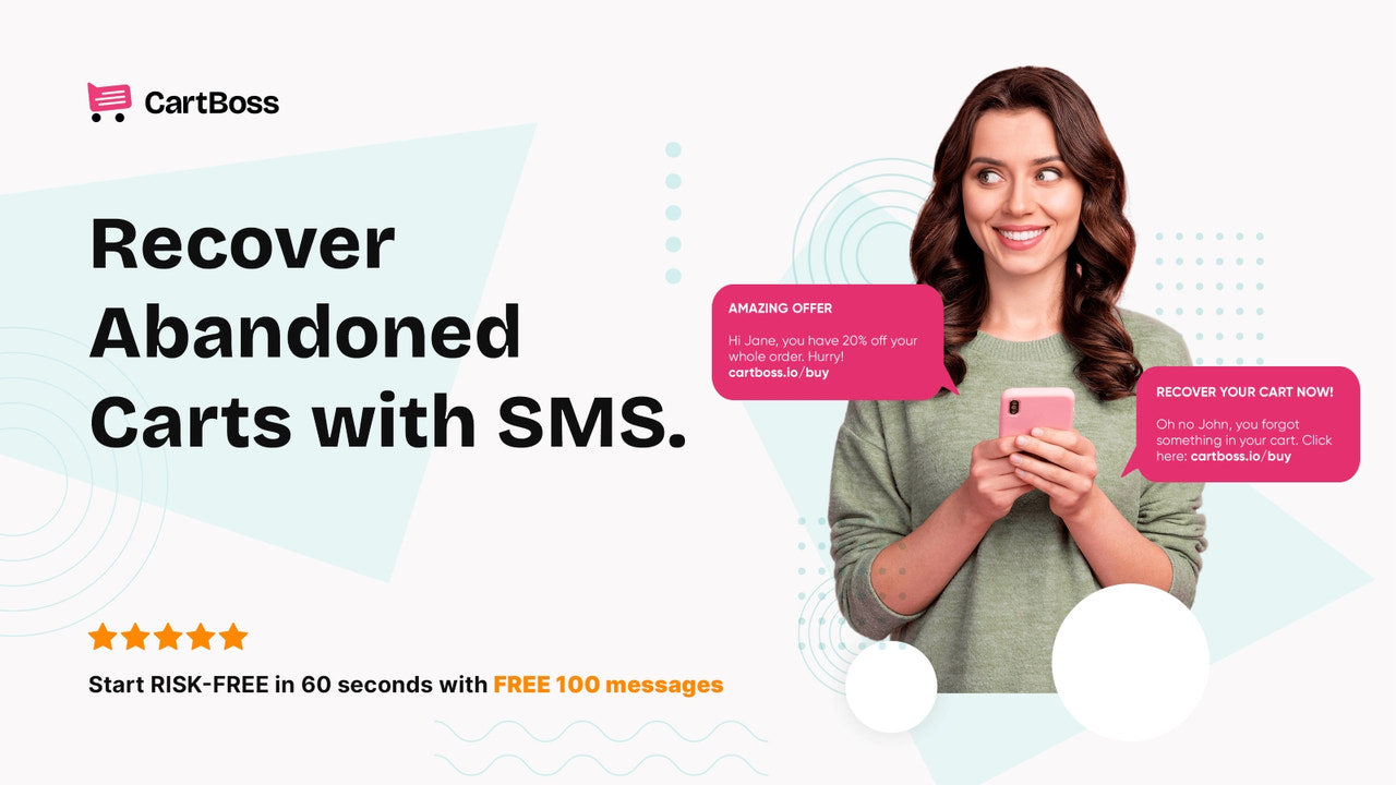 Återvinn övergivna varukorgar med SMS textmeddelanden!
