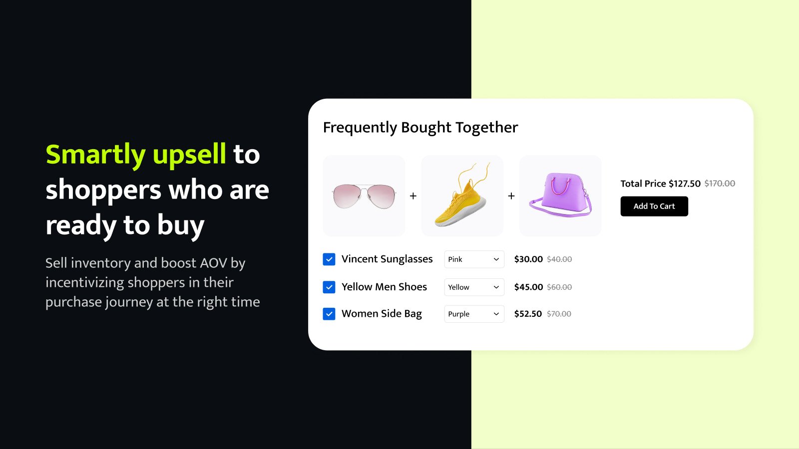 Display product bundles on every product of your Shopify store