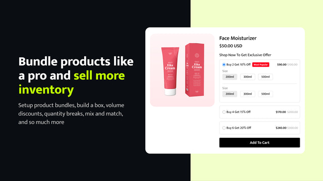 Opret byg en boks (mix og match produkter) på din Shopify butik