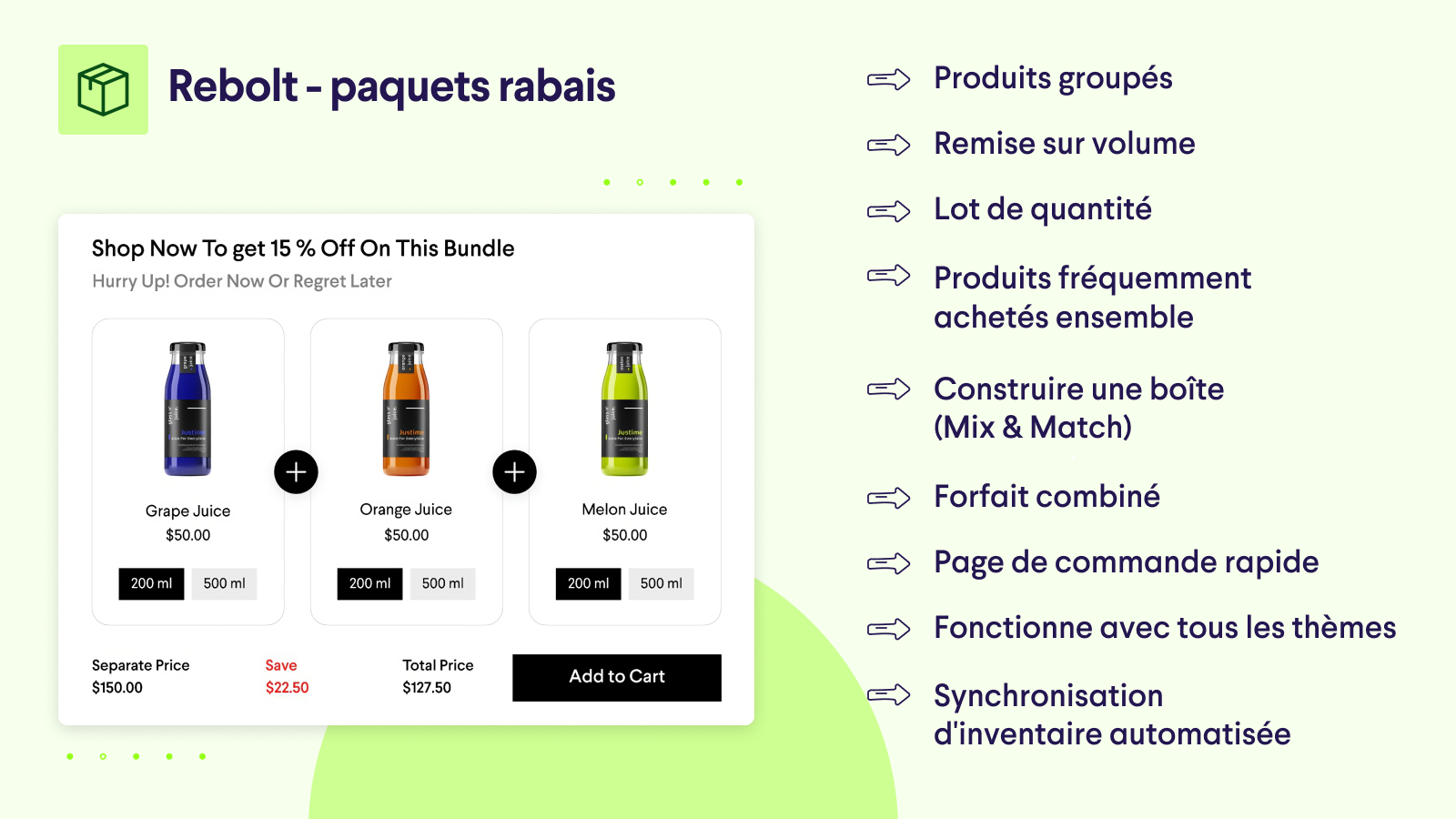 Rebolt - paquets rabais