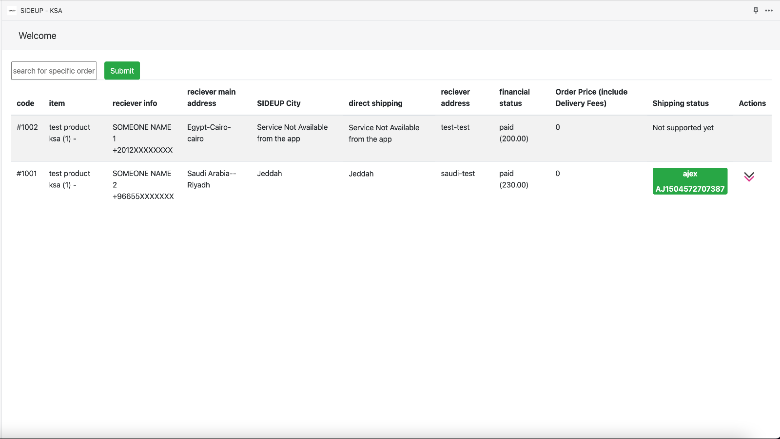 detekter tracking kode