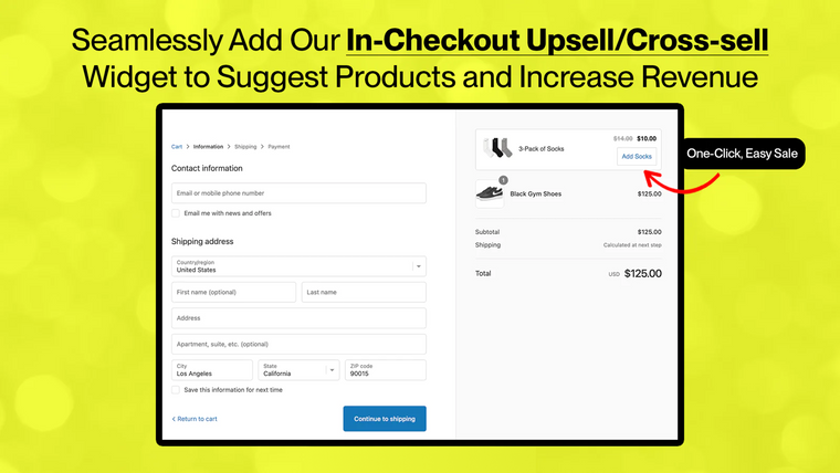 OrderBump ‑ Checkout Upsells Screenshot