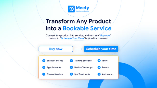 Transform any Product into a Bookable Service