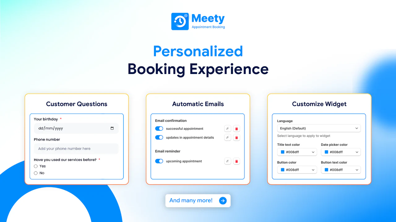 Personalized Booking Experience