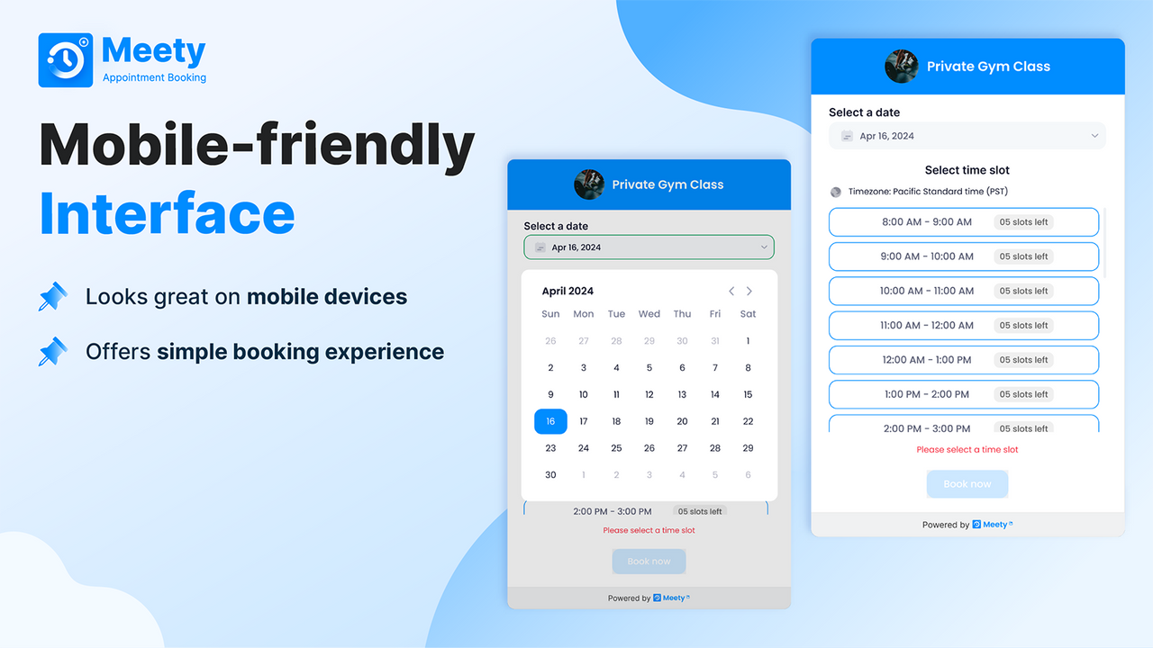 Mobile-friendly Interface