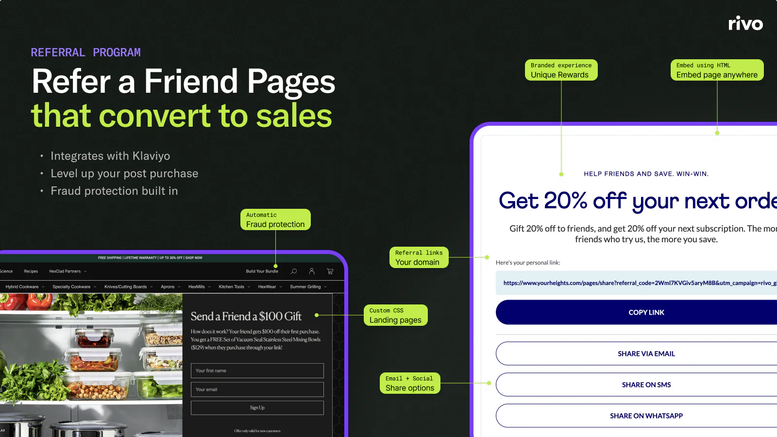 Refer a friend pages that convert