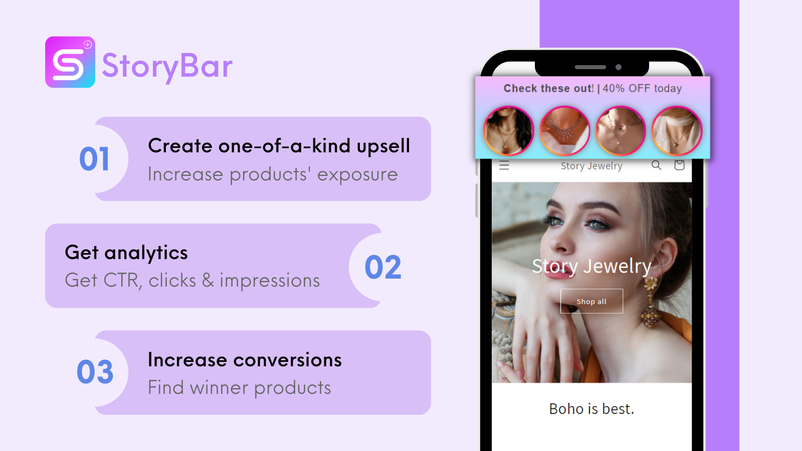 Passos simples para usar o StoryBar