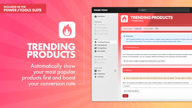 Feature hot products for increased visibility and conversions