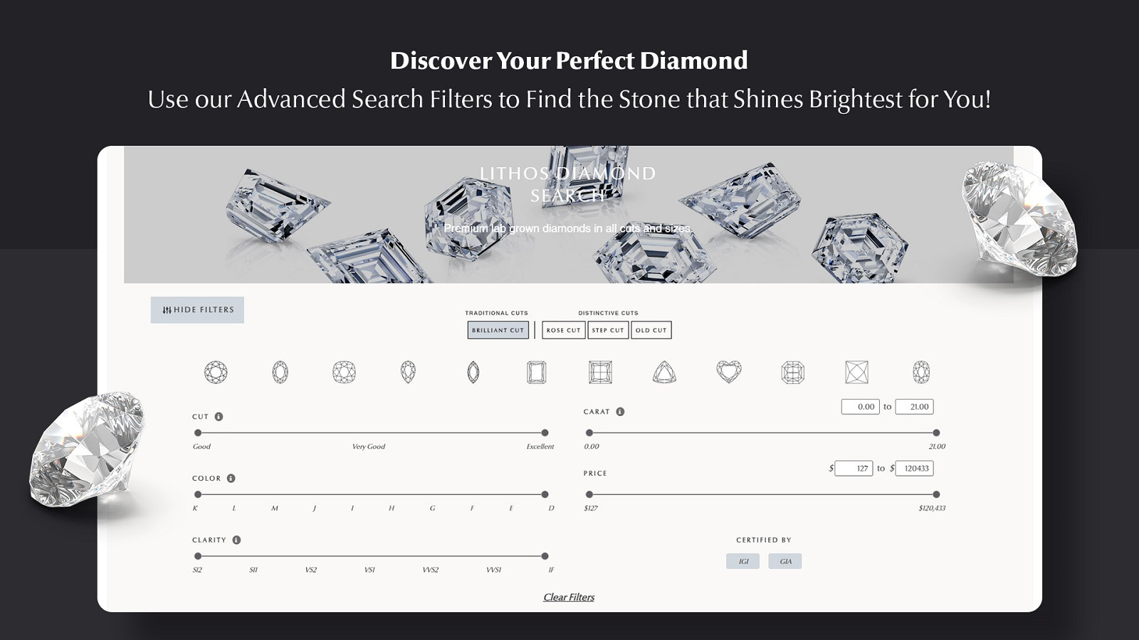 Discover Your Perfect Diamonds