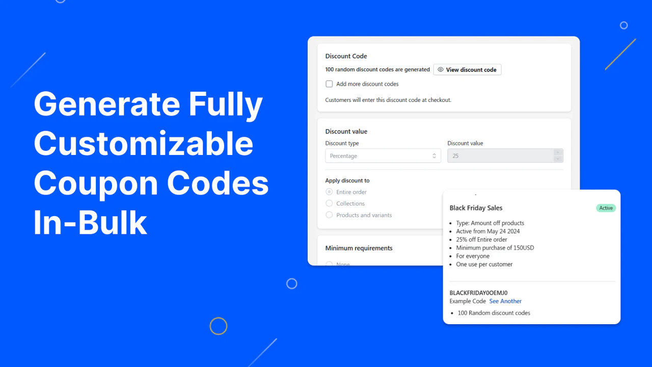 shopify Rabattcode-Generator