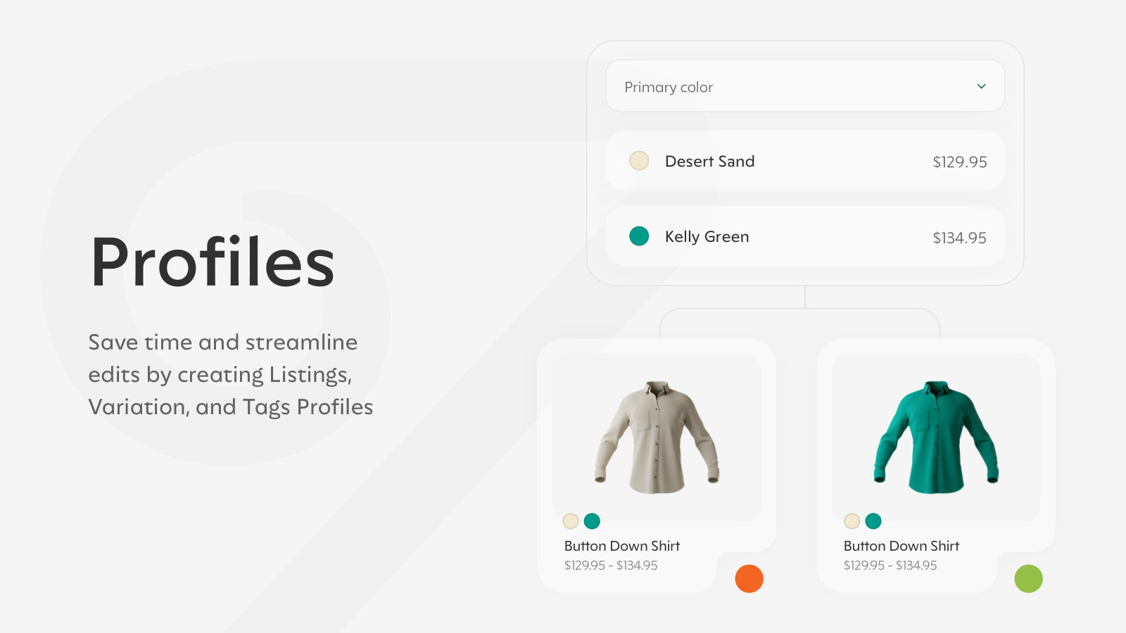 Streamline edits with Listings, Variations, Tags, and Profiles
