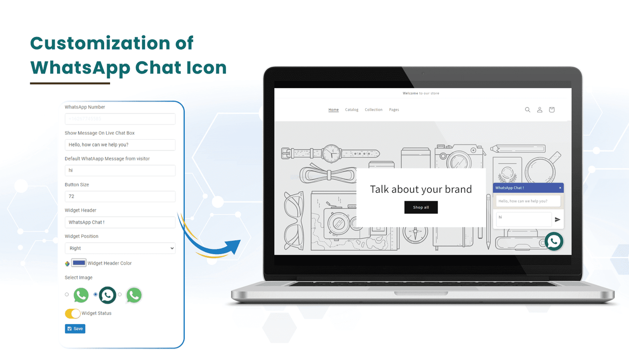 4 - Anpassung des WhatsApp-Chat-Symbols