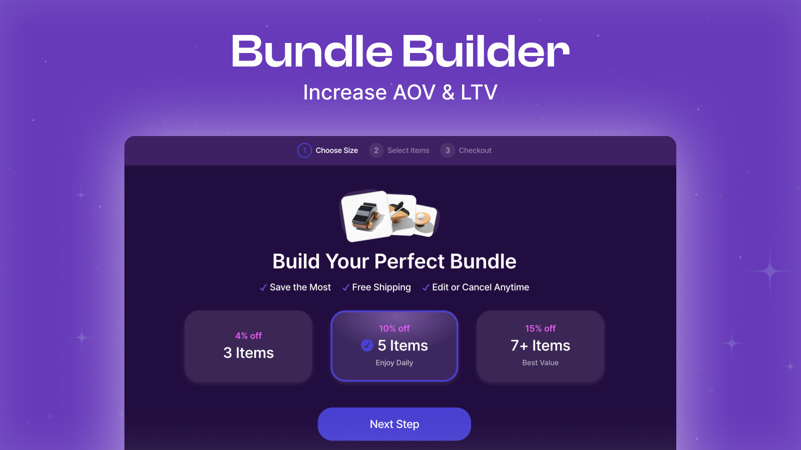 Constructeur de Bundles - Augmentez l'AOV & LTV
