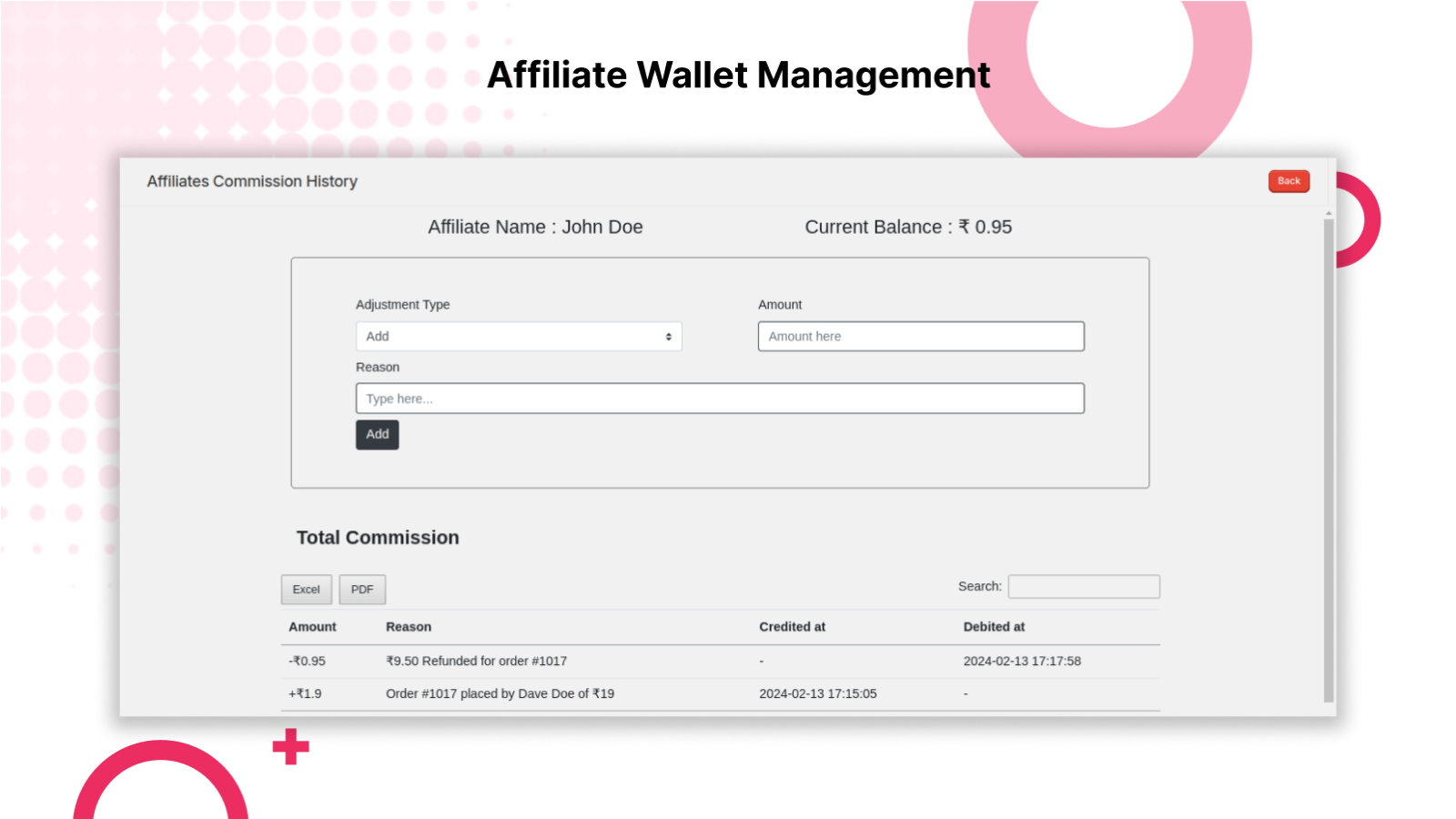 Affiliate Wallet