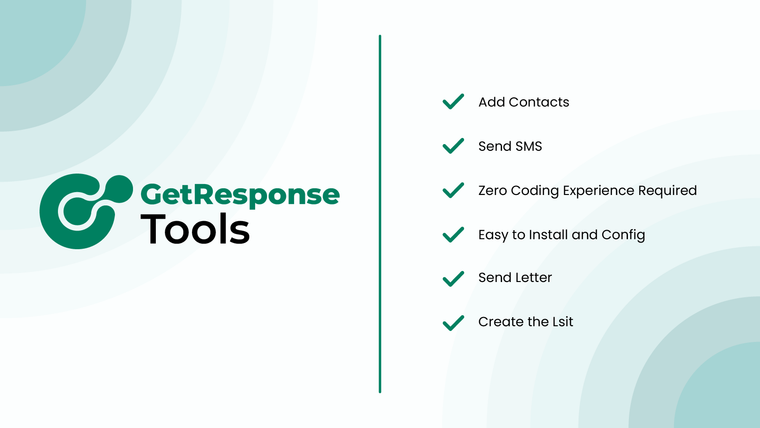 GetResponse Tools Screenshot