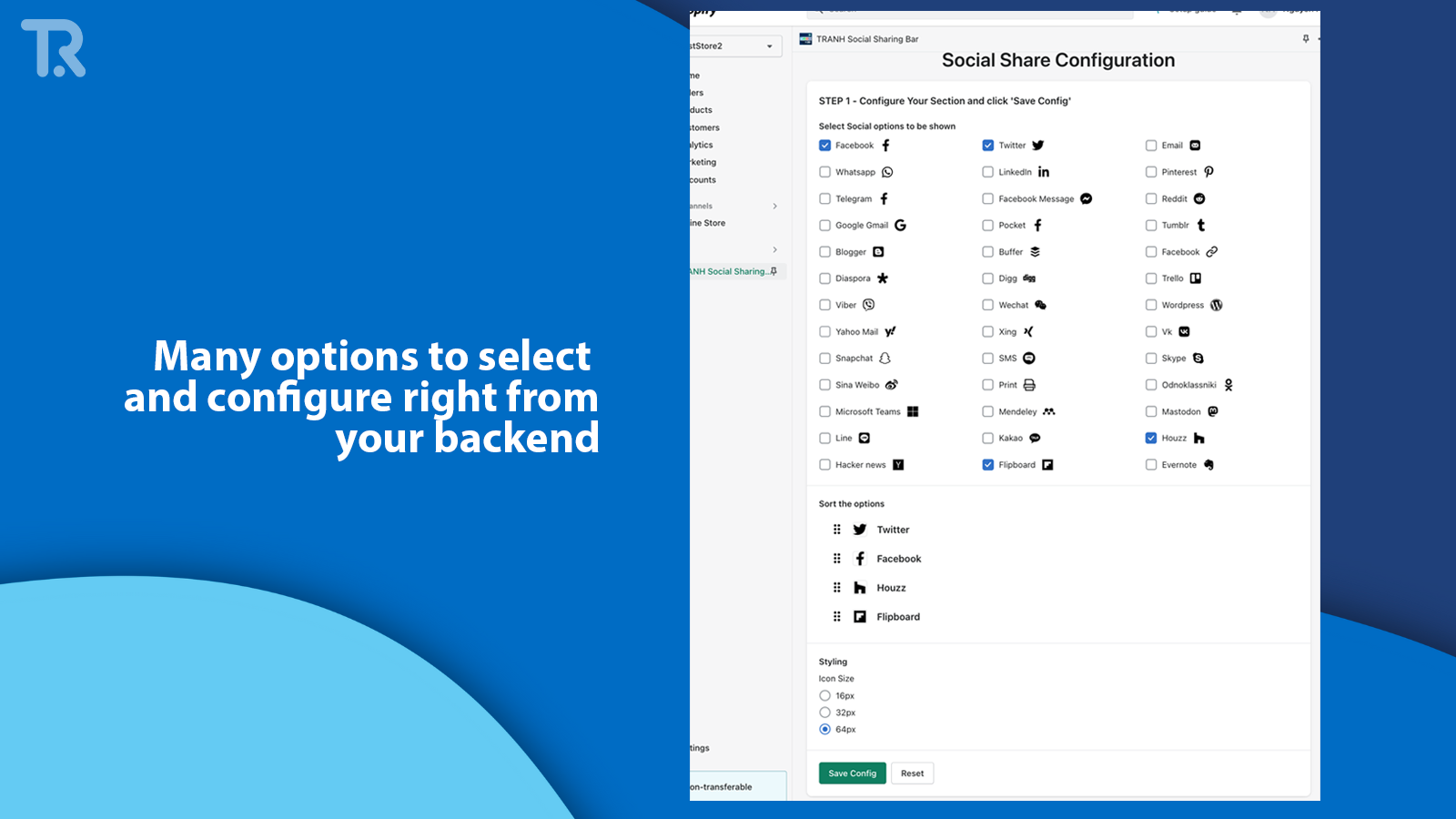 Edita la configuración directamente en tu administrador