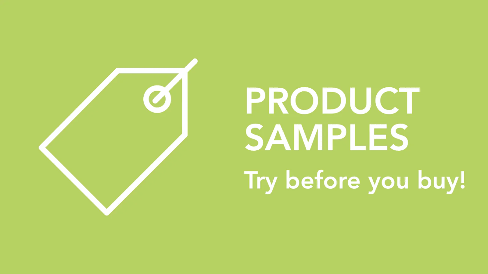 Product Samples App - Prova innan du köper!