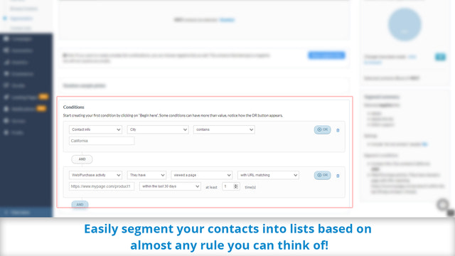 Segmentera enkelt dina kontakter i smarta listor