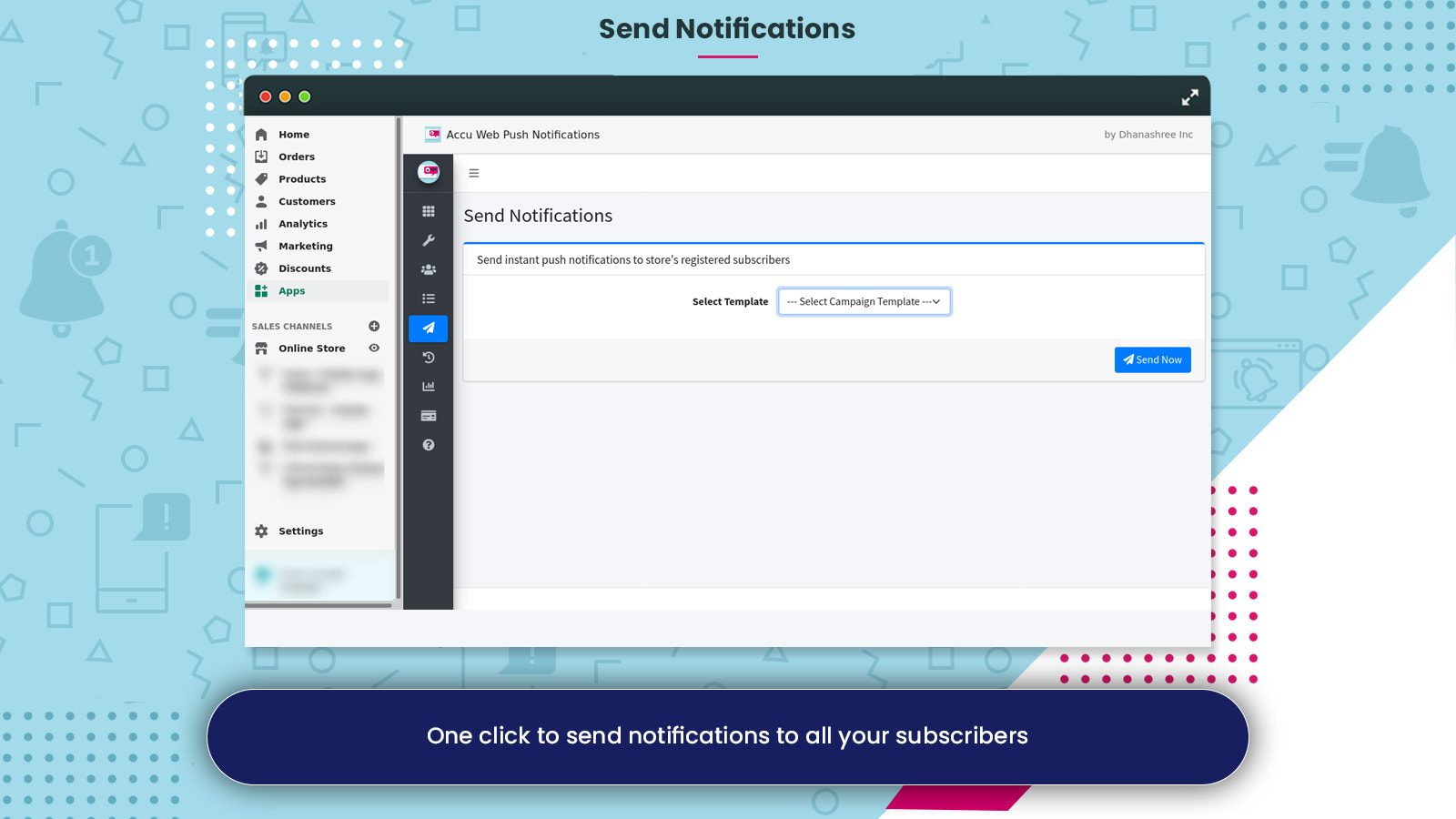 Envoyer des notifications - Accu Web Push Notifications