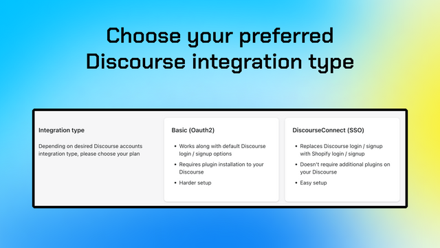 Discoursify – Integrieren Sie Ihre Discourse-Registrierung mit Shopify