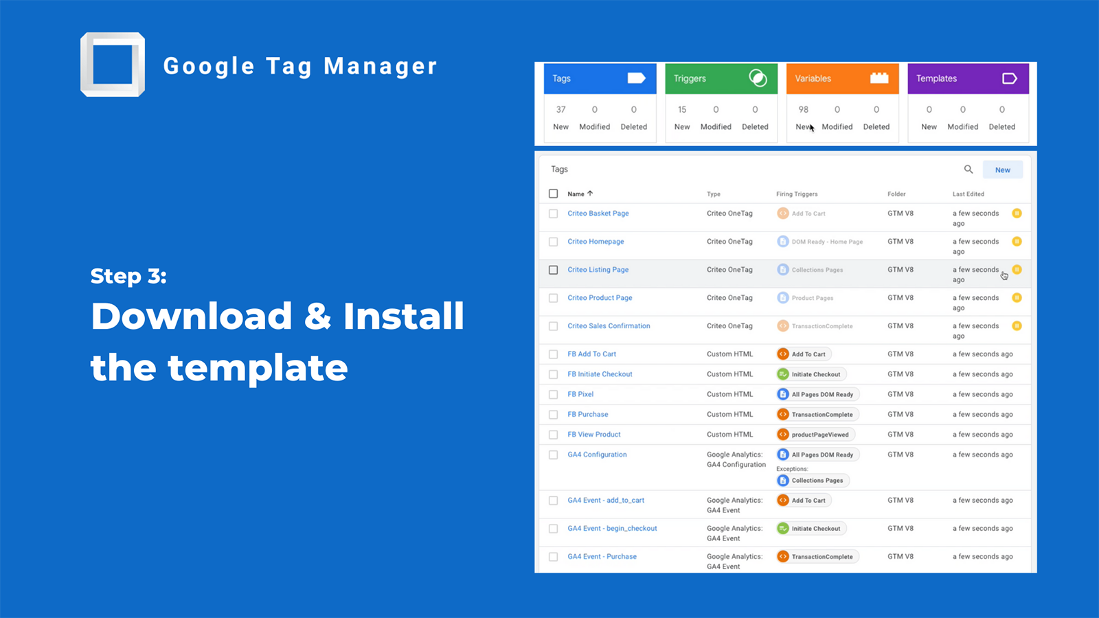 Google Tag Manager - Full Data Layer for complete attribution of your store'