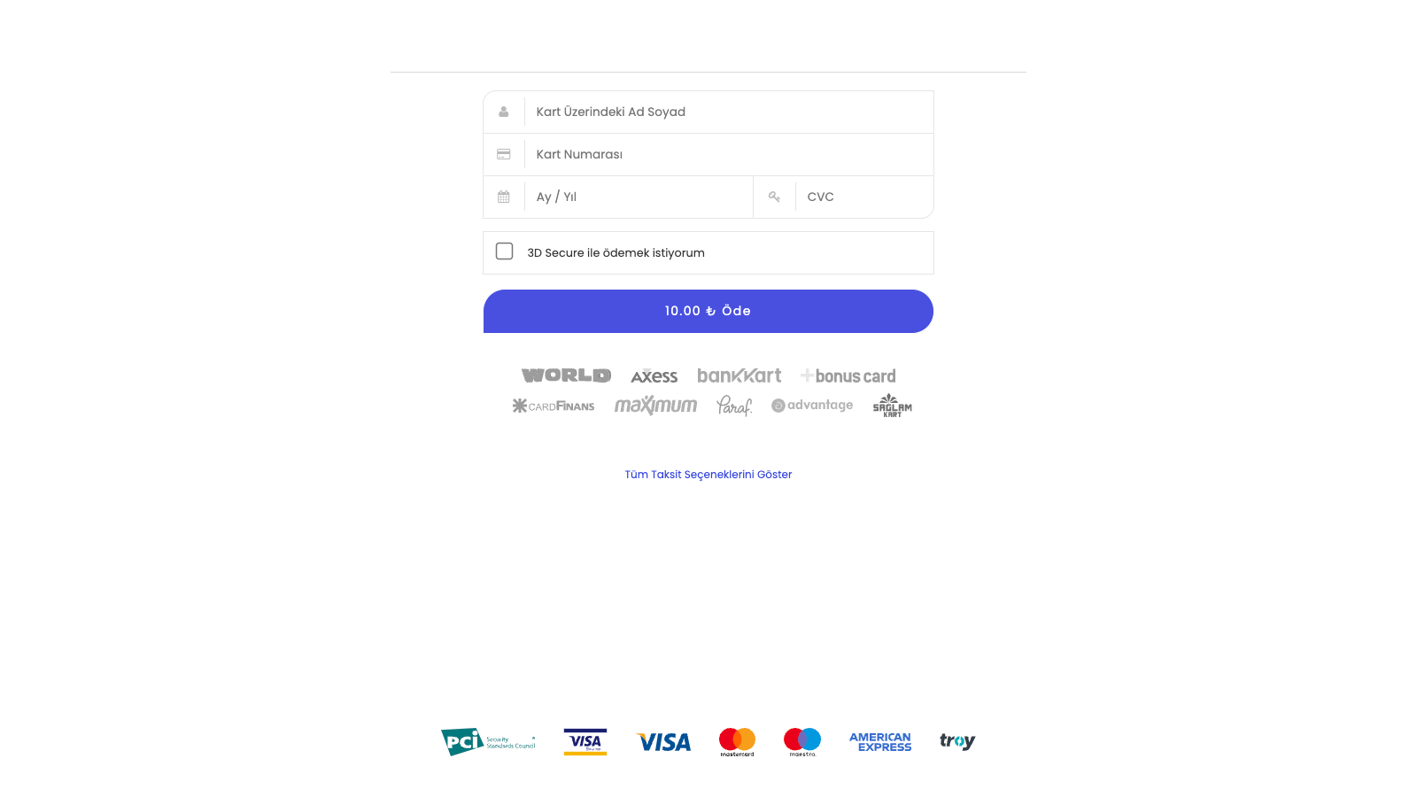 Craftgate - Checkout Form