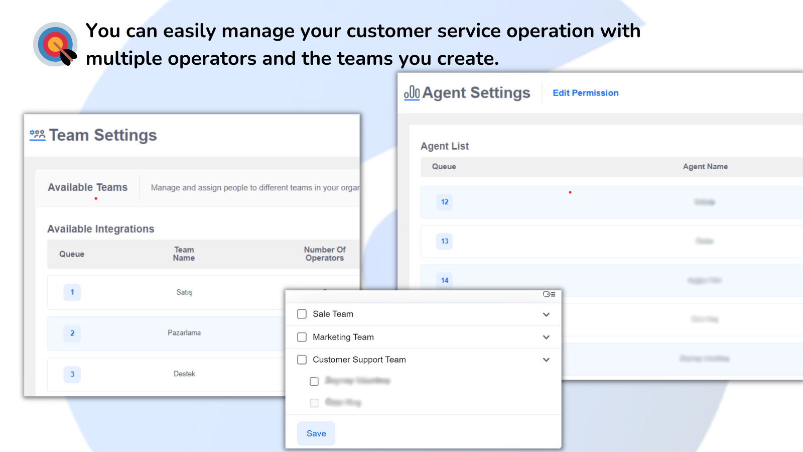 Customer Support: Manage customer services w/ shared team inbox