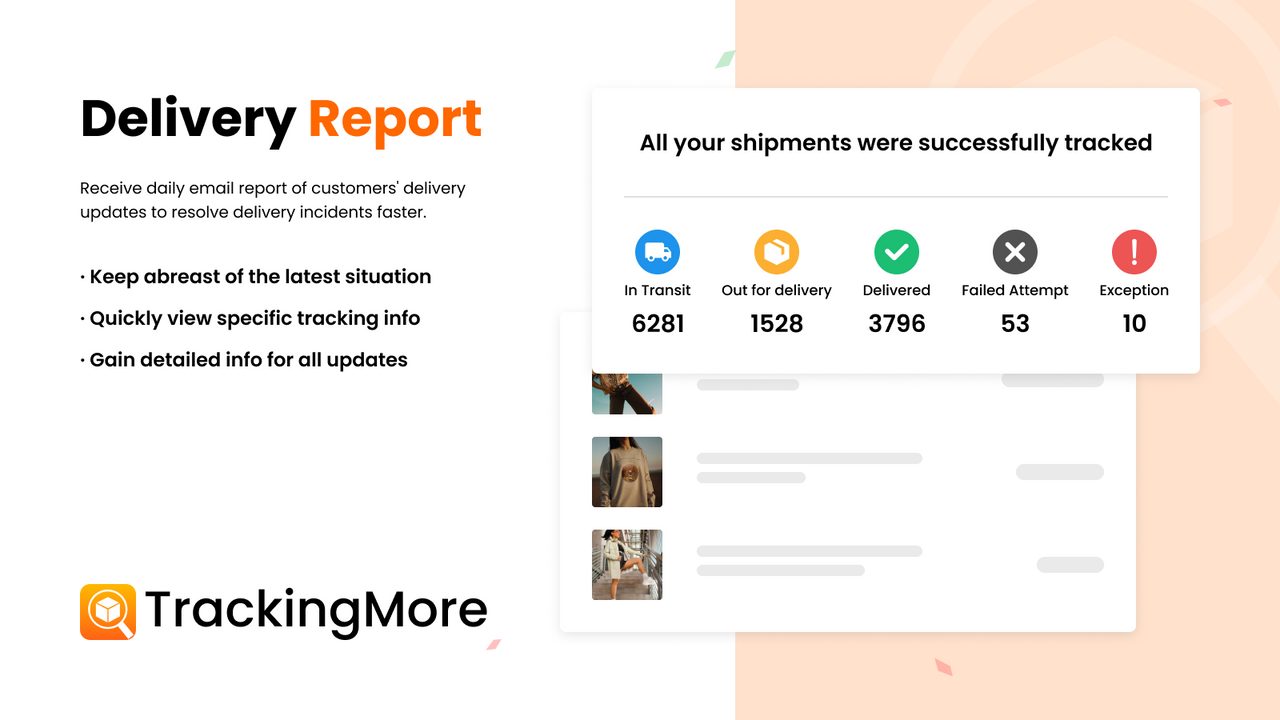 Shipping Exception Report