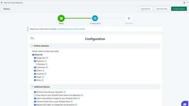 migration de produits, clients, commandes, blog de woocommerce à shopify