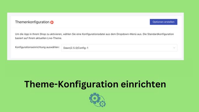 Theme-Konfiguration einrichten